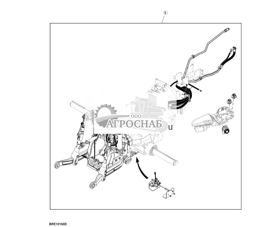 Оборудование, электрогидравлическая 3-точечная сцепка, с двухступенчатым редуктором - ST799796 698.jpg